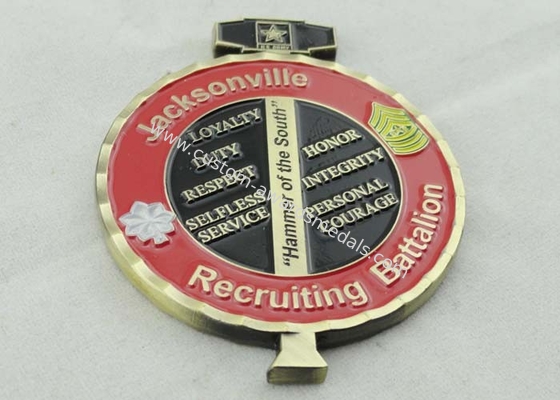 Jacksonville Personalized Coins Awarded For Excellence, Diamond Cut Edge