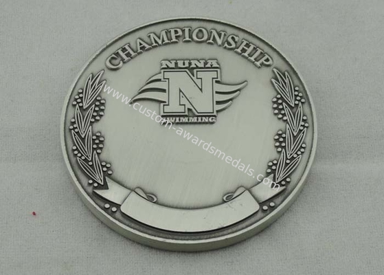 Silver Personalized Souvenir Coins Zinc Alloy