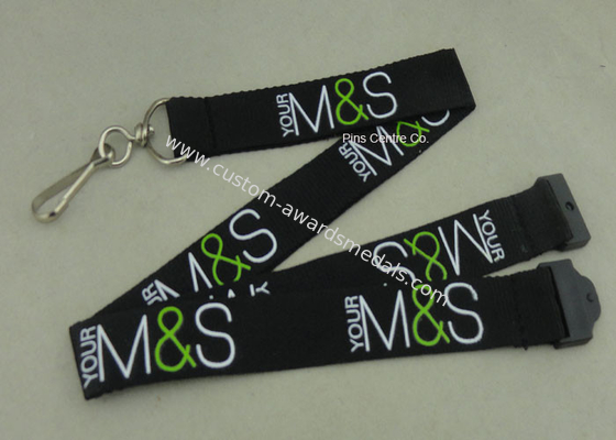 Custom Company Woven Lanyard Holder Sublimation Ribbon For Fair Show ID Card