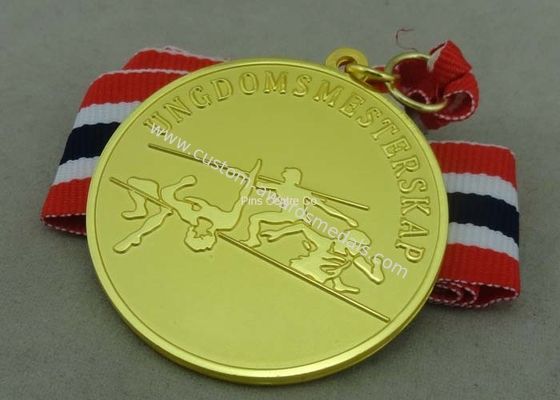 Copper Die Stamped Sport Meeting Awards Medals , Carnival Medals For Promotion