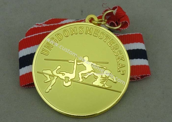 Copper Die Stamped Sport Meeting Awards Medals , Carnival Medals For Promotion