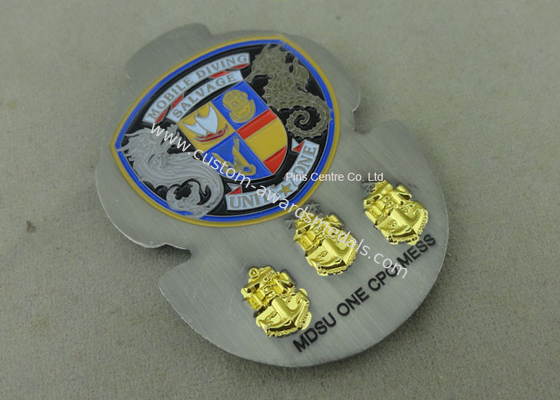 Zinc Alloy Die Casting Personalized Coins With Double Tones Plating