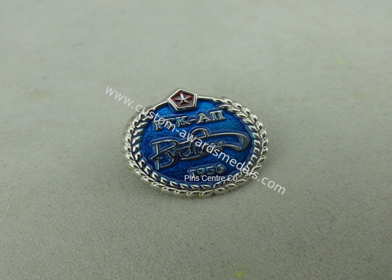 Zinc Alloy Transparent Soft Enamel Pin , Die Casting 3D Glitter Military Honor Pin