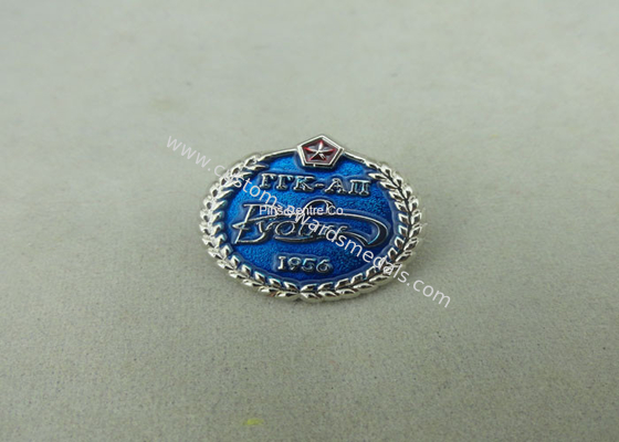 Zinc Alloy Transparent Soft Enamel Pin , Die Casting 3D Glitter Military Honor Pin