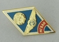 Hard Enamel Souvenir Badges Screw , 3D Army Memorial Badges