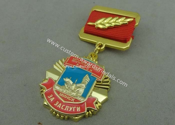 Zinc Alloy Die Casting Custom Awards Medals , Military Medals With Hard Enamel