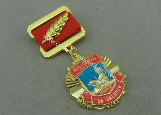 Zinc Alloy Die Casting Custom Awards Medals , Military Medals With Hard Enamel