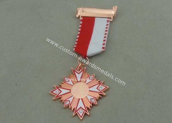 Carnival Awards Medals In 3D Design , Zinc Alloy Competition Medals With Silver Plating