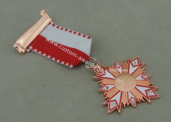 Carnival Awards Medals In 3D Design , Zinc Alloy Competition Medals With Silver Plating