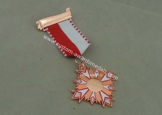 Carnival Awards Medals In 3D Design , Zinc Alloy Competition Medals With Silver Plating