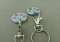Zinc Alloy Die Cast Trolley Coin Keychain For Gifts / Decoration
