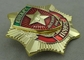 Transparent Souvenir Hard Enamel Pin Badges , Die Struck Military Awards Pin