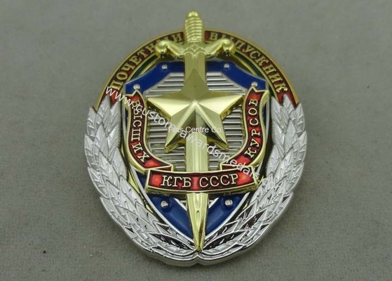 Zinc Alloy Synthetic Enamel Police Badges for Anniversary Celebration