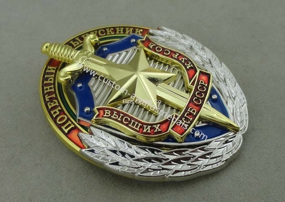 Zinc Alloy Synthetic Enamel Police Badges for Anniversary Celebration