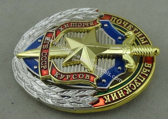 Zinc Alloy Synthetic Enamel Police Badges for Anniversary Celebration