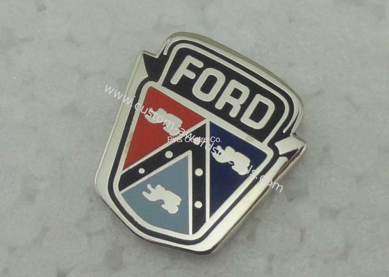 Die Stamped Hard Enamel Pin Ford Badges , Custom Trading Pins