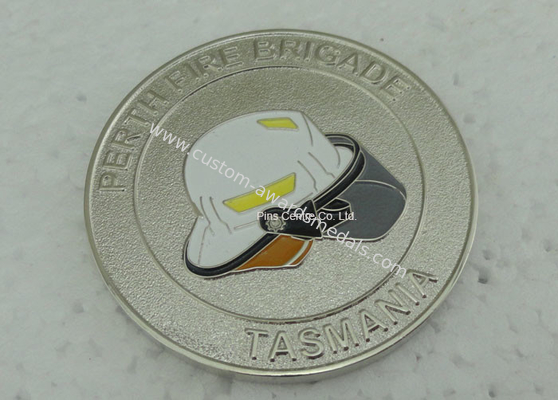 Customized Challenge Medallion Coin For Souvenir , Brass Stamped Soft Enamel Awards Coins