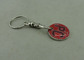 Supermarket Trolley Tokens Key Chain Brass Stamped Customized