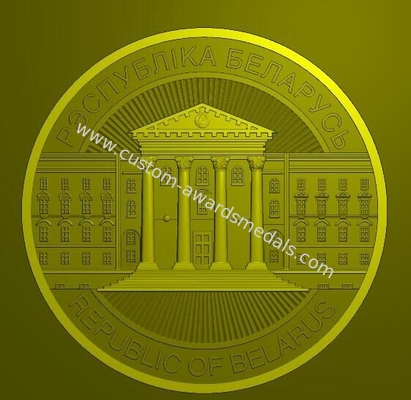 Customized Challenge Coin , 3D Brass Army Souvenir Metal Coin