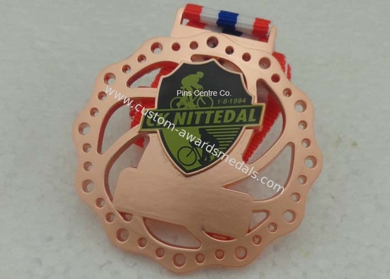 Karate Awards Medals , Custom Sports Running Enamel Cycle Awards Medal