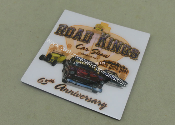 Personalized Metal Card Souvenir Badges Offset Printing Emblems