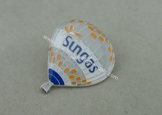 Promotional Die Struck Sungas Balloon Soft Enamel Pin With Epoxy