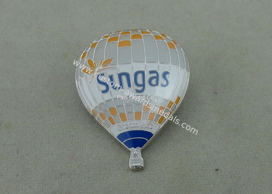 Promotional Die Struck Sungas Balloon Soft Enamel Pin With Epoxy