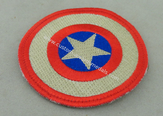 Custom Embroidery Fabric Iron Monkey Look Patch for Garment Washable