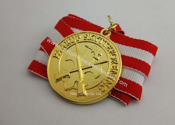 Custom Full Running / Walk Die Cast Medals Soft Enamel Kappes Ordens