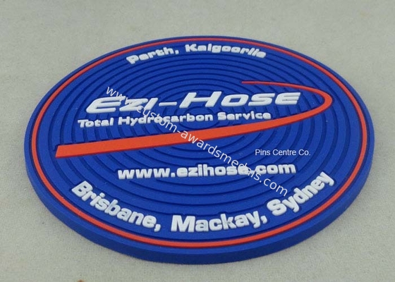 Customized Soft PVC Coaster With Logo Printing Diameter 9cm Pantone Chart