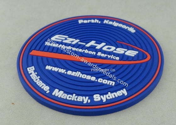 Customized Soft PVC Coaster With Logo Printing Diameter 9cm Pantone Chart