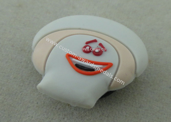 Rubber Shoe Decorate 3D PVC Lapel Pin , Promotional PVC Photo Frame Wrist Band