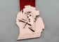 Zinc Alloy Karate Die Cast Medals 3D With Printing Logo For Sport Meeting