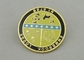Zinc Alloy Lodge Imitation Hard Enamel Pin / Lapel Pin Badges With Gold Plating