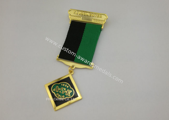 Hard Enamel Die Struck Custom Awards Medals For Army Hornor With Gold Plating