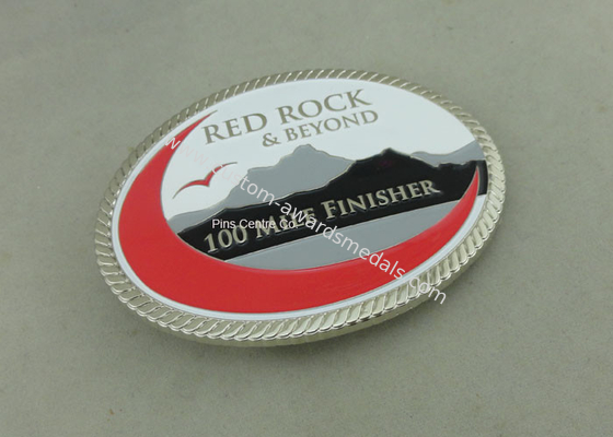 Soft Enamel Die Casting Custom Made Buckles For Running Race Personalized