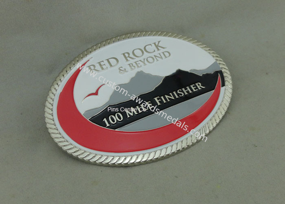 Soft Enamel Die Casting Custom Made Buckles For Running Race Personalized