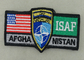 ISAF Custom Embroidery Patches / Woven America Military Velcro Patches
