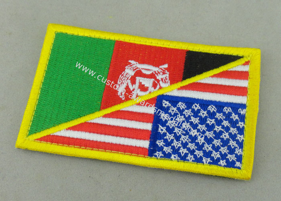 Customized Promotional US Uniform Badge Patch 3.25 Inch Eco - Friendly