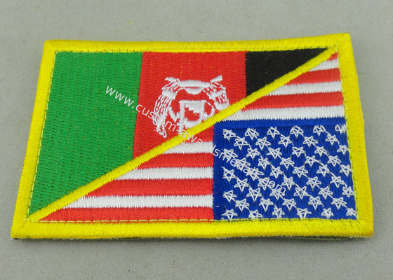 Customized Promotional US Uniform Badge Patch 3.25 Inch Eco - Friendly