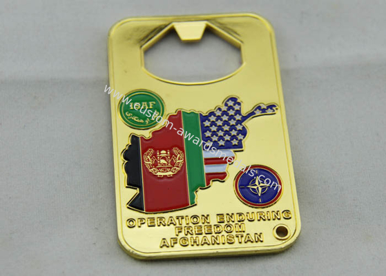 Metal Soft Enamelpersonalized Coins Usmc With Bottle Opener And Gold Plating