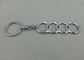 Fashionable And Promotional Keychain / Audi Key Chain With Chrome Plating