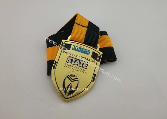 Custom Australia Medallion Soft Enamel Badges Medal Zinc Alloy Die Casting