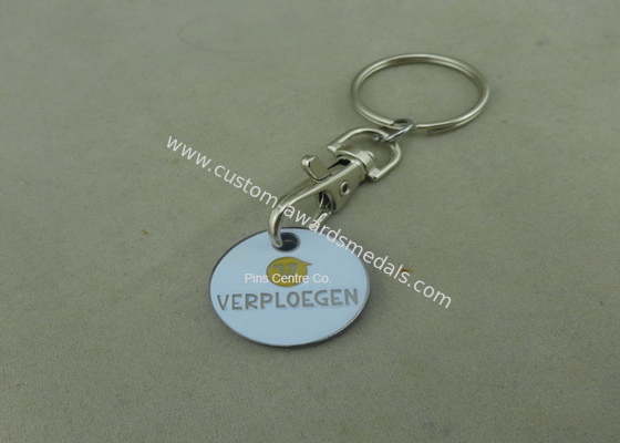 Personalised 2D Brass Stamped Trolley Coin 2.33 Mm Thickness For Store / Shop