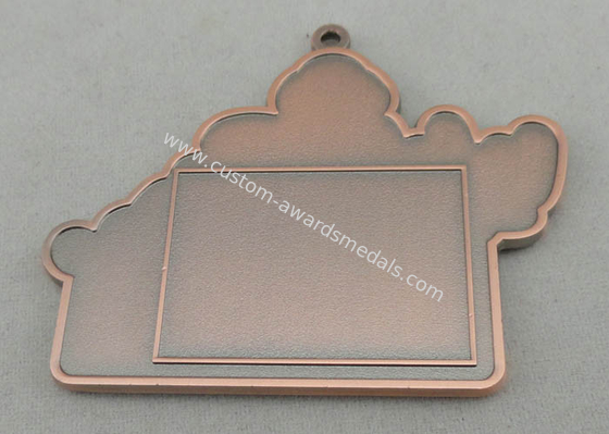 OEM Enamel Medal With Antique Copper Plating For Water Venture