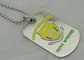 Soft Enamel Die stamped Personalized Dog Tag Aluminum / stainless steel
