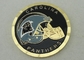 Diamond Cut Edge Personalized Coin With Soft Enamel For Awards
