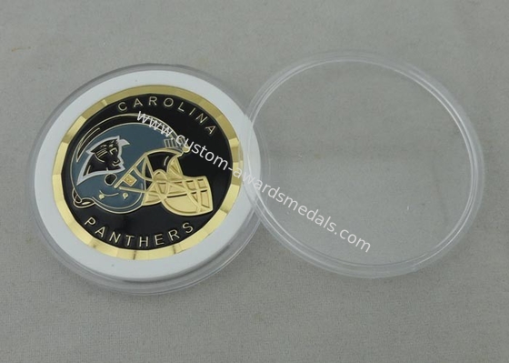 Diamond Cut Edge Personalized Coin With Soft Enamel For Awards