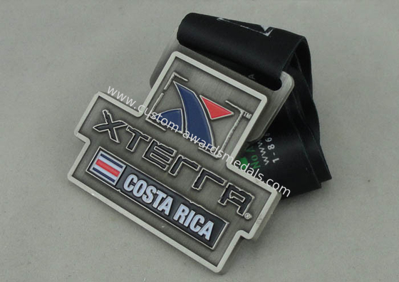 Personalized Die Casting 78mm Diameter Costa Rica Medal