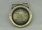 Marathon Die Cast Medals By Zinc Alloy , Antique Gold Plating 3D